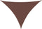 vidaXL - Zonnescherm - driehoekig - 4x5x6,4 - m - oxford - stof - bruin