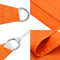 vidaXL - Zonnescherm - driehoekig - 4x5x6,4 - m - oxford - stof - oranje