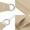 vidaXL - Zonnescherm - driehoekig - 5x5x5 - m - oxford - stof - beige