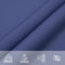 vidaXL - Zonnescherm - driehoekig - 5x5x5 - m - oxford - stof - blauw
