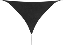 vidaXL - Zonnescherm - driehoekig - 5x5x5 - m - oxford - stof - antracietkleurig