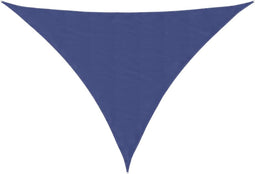 vidaXL - Zonnescherm - driehoekig - 5x5x6 - m - oxford - stof - blauw
