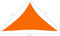 vidaXL - Zonnescherm - driehoekig - 5x5x6 - m - oxford - stof - oranje