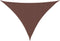 vidaXL - Zonnescherm - driehoekig - 5x6x6 - m - oxford - stof - bruin