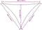 vidaXL - Zonnescherm - driehoekig - 5x6x6 - m - oxford - stof - bruin
