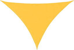 vidaXL - Zonnescherm - driehoekig - 5x6x6 - m - oxford - stof - geel