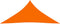 vidaXL - Zonnescherm - driehoekig - 5x6x6 - m - oxford - stof - oranje