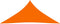 vidaXL - Zonnescherm - driehoekig - 5x6x6 - m - oxford - stof - oranje