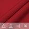 vidaXL - Zonnescherm - driehoekig - 5x6x6 - m - oxford - stof - rood