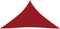 vidaXL - Zonnescherm - driehoekig - 5x6x6 - m - oxford - stof - rood