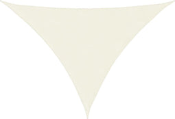 vidaXL - Zonnescherm - driehoekig - 5x6x6 - m - oxford - stof - crèmekleurig