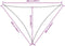vidaXL - Zonnescherm - driehoekig - 5x6x6 - m - oxford - stof - wit