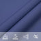 vidaXL - Zonnescherm - driehoekig - 5x7x7 - m - oxford - stof - blauw