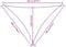 vidaXL - Zonnescherm - driehoekig - 5x7x7 - m - oxford - stof - bruin