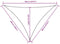 vidaXL - Zonnescherm - driehoekig - 5x7x7 - m - oxford - stof - rood