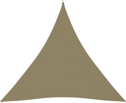 vidaXL - Zonnescherm - driehoekig - 6x6x6 - m - oxford - stof - beige