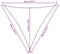 vidaXL - Zonnescherm - driehoekig - 6x6x6 - m - oxford - stof - geel