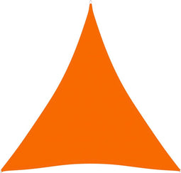 vidaXL - Zonnescherm - driehoekig - 6x6x6 - m - oxford - stof - oranje