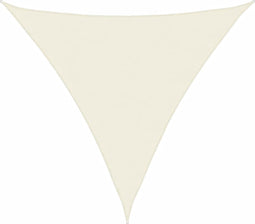 vidaXL - Zonnescherm - driehoekig - 6x6x6 - m - oxford - stof - crèmekleurig