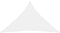 vidaXL - Zonnescherm - driehoekig - 6x6x6 - m - oxford - stof - wit
