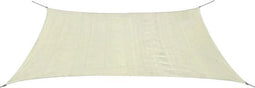 vidaXL - Zonnescherm - HDPE - rechthoekig - 2x4 - m - créme