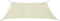 vidaXL - Zonnescherm - HDPE - rechthoekig - 2x4 - m - créme