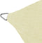 vidaXL - Zonnescherm - HDPE - rechthoekig - 2x4 - m - créme