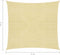 vidaXL - Zonnescherm - HDPE - vierkant - 2x2 - m - beige