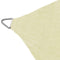 vidaXL - Zonnescherm - HDPE - vierkant - 2x2 - m - crème