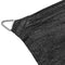 vidaXL - Zonnescherm - HDPE - vierkant - 3,6x3,6 - m - antraciet