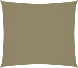 vidaXL - Zonnescherm - rechthoekig - 2,5x3 - m - oxford - stof - beige
