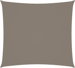 vidaXL - Zonnescherm - rechthoekig - 2,5x3 - m - oxford - stof - taupe