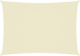 vidaXL - Zonnescherm - rechthoekig - 2,5x4,5 - m - oxford - stof - crèmekleurig