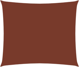vidaXL - Zonnescherm - rechthoekig - 2,5x4,5 - m - oxford - stof - terracottakleurig
