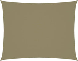 vidaXL - Zonnescherm - rechthoekig - 2,5x4 - m - oxford - stof - beige
