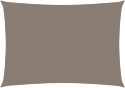 vidaXL - Zonnescherm - rechthoekig - 2,5x4 - m - oxford - stof - taupe
