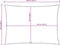 vidaXL - Zonnescherm - rechthoekig - 2,5x4 - m - oxford - stof - wit