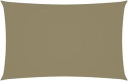 vidaXL - Zonnescherm - rechthoekig - 2,5x5 - m - oxford - stof - beige