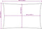 vidaXL - Zonnescherm - rechthoekig - 2,5x5 - m - oxford - stof - wit