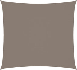 vidaXL - Zonnescherm - rechthoekig - 2x2,5 - m - oxford - stof - taupe