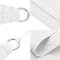 vidaXL - Zonnescherm - rechthoekig - 2x2,5 - m - oxford - stof - wit