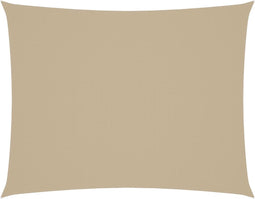 vidaXL - Zonnescherm - rechthoekig - 2x3 - m - oxford - stof - beige