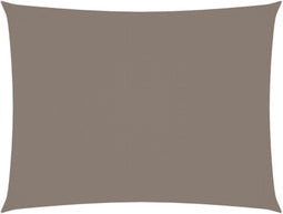 vidaXL - Zonnescherm - rechthoekig - 2x3 - m - oxford - stof - taupe