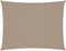 vidaXL - Zonnescherm - rechthoekig - 2x3 - m - oxford - stof - taupe