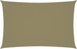 vidaXL - Zonnescherm - rechthoekig - 2x4,5 - m - oxford - stof - beige