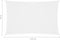vidaXL - Zonnescherm - rechthoekig - 2x4,5 - m - oxford - stof - wit