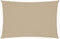 vidaXL - Zonnescherm - rechthoekig - 2x4 - m - oxford - stof - beige