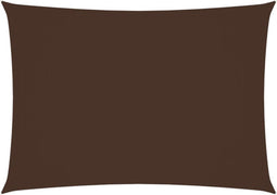 vidaXL - Zonnescherm - rechthoekig - 2x4 - m - oxford - stof - bruin