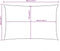 vidaXL - Zonnescherm - rechthoekig - 2x4 - m - oxford - stof - wit