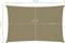 vidaXL - Zonnescherm - rechthoekig - 2x5 - m - oxford - stof - beige